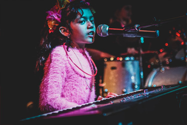 Kids playing music instruments