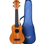 Flight Travel Soprano Ukulele, Mahogany Satin