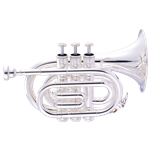 John Packer Pocket Trumpet, Silver Plated