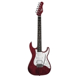 Michael Kelly 63 Model Open Pore Electric Guitar, Trans Red