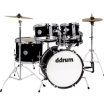 DDrum D1 Junior Drum Set, Midnight Black (D1516MB)