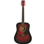 Stadium Acoustic Guitar, Redburst (D42RD)