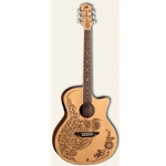 Luna Henna Oasis Acoustic Electric Guitar Select Spruce HENOASPR