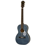 Aria 131UP Urban Player Acoustic Parlor Guitar - Stained Blue