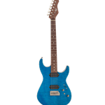 Michael Kelly 1962 Flame Electrick Guitar, Flame Transluscent Blue MK62FTBMCR
