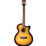 Washburn Acoustic/Electric Guitar Tobacco Sunburst EA15ATB