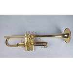 Schilke E3-L Trumpet, Key of D, Gold Plated, Vintage 1976