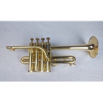 Schilke P5-4 Piccolo Trumpet, Gold Plated, Vintage 1976