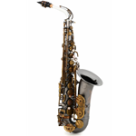 Dakota SDAXR42 Series Alto Saxophone, Matte Black