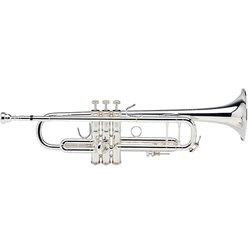 Bach Stradivarius Trumpet, 37 Bell, Silver Plated