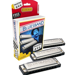 Hohner Bluesband Pro Pack in Keys G, C, and A