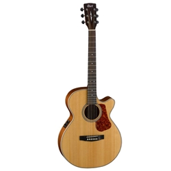 Cort Luce Series L100F Acoustic/Electric Guitar, Natural Satin Finish