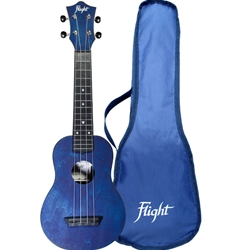 Flight Travel Soprano Ukulele, Dark Blue