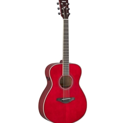 Yamaha TransAcoustic Concert Guitar, Ruby Red