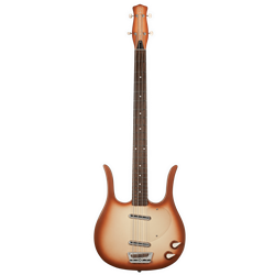 Danelectro Longhorn Electric Bass, Copper
