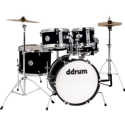 DDrum D1 Junior Drum Set, Midnight Black (D1516MB)