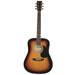 Stadium Acoustic Guitar, Sunburst (D42SB)