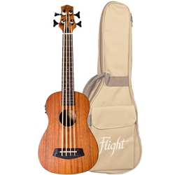 Flight DUBS Electro-Acoustic Bass Ukulele