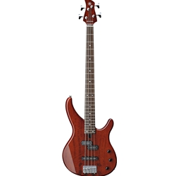 Yamaha 4 String Electric Bass, Root Beer TRBX174EWRTB