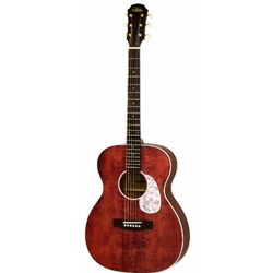 Aria Uban Player Series Acoustic Guitar, Stained Red 101UPSTRD