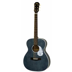 Aria Urban Player Series Acoustic Guitar, Stained Blue 101UPSTBL