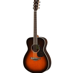 Yamaha FS830TBS Solid Top Acoustic Guitar, Rosewood Back and Sides