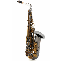 Dakota SDAXR42 Series Alto Saxophone, Matte Black